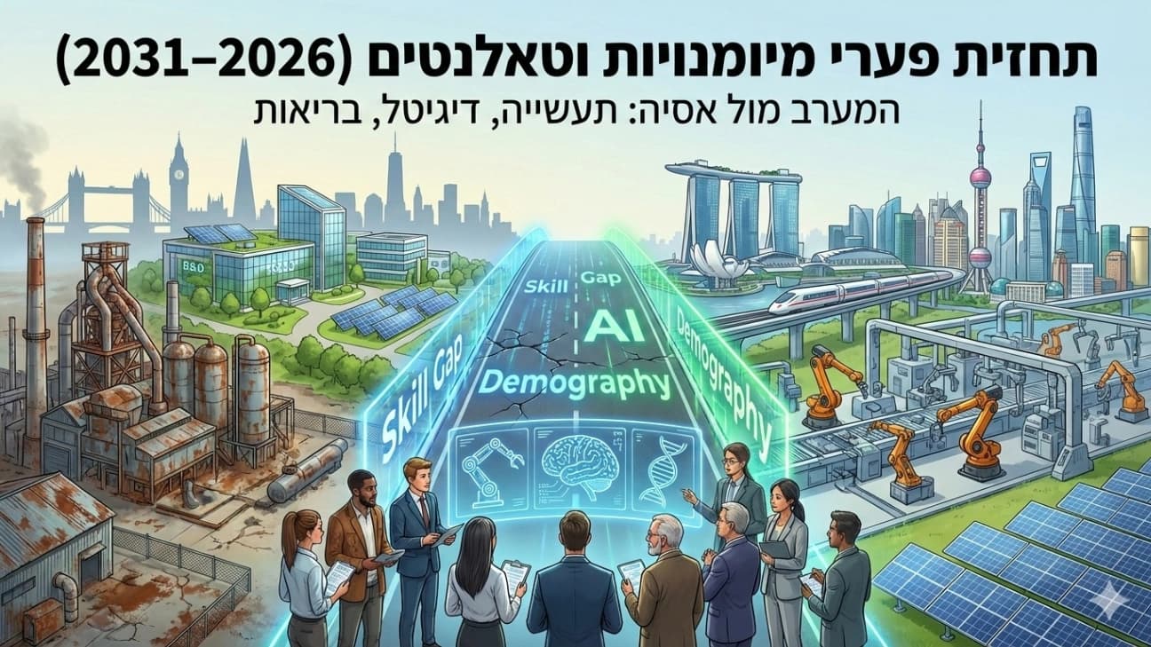 Skills and talent gap forecast (2026-2031) across three main sectors